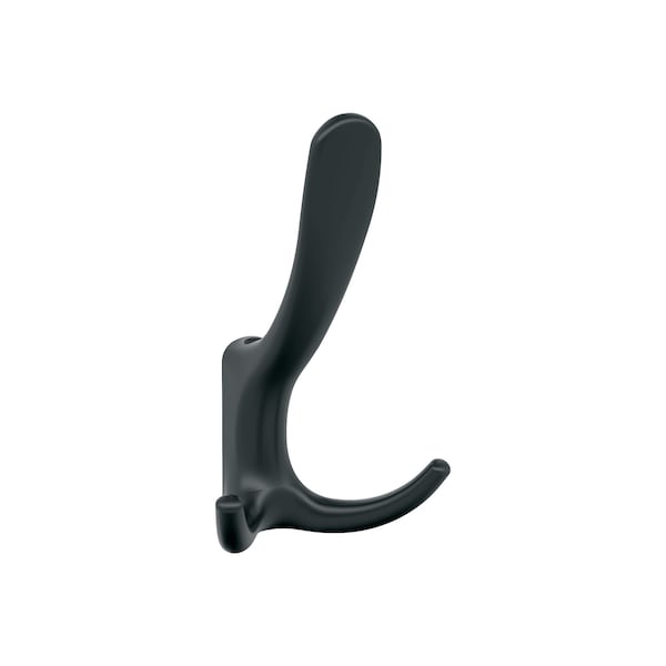 Amerock Finesse Transitional Triple Prong Matte Black Wall Hook HBX37013MB - main